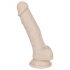 You2Toys - Silikondildo mit Saugbasis - mittel (natur)