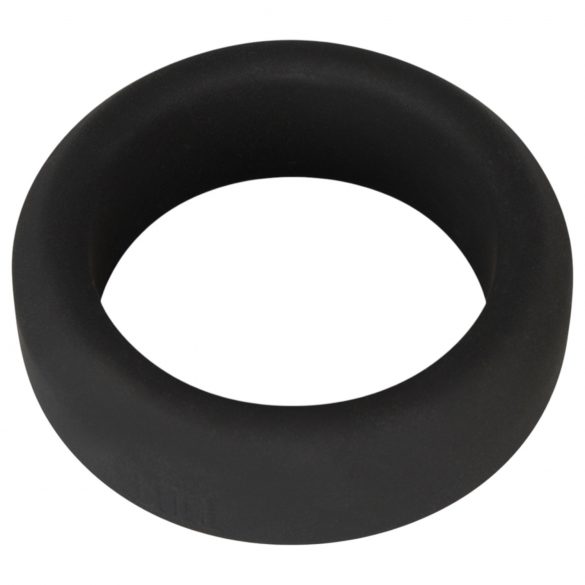 Black Velvet - Dickring, robust, 3,2 cm, schwarz