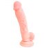 Medical Silicone Dildo - dildo z lékařského silikonu (18 cm) - tělová barva