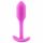 b-vibe Snug Plug 1 - Analplug mit Gewicht (55g) - Pink