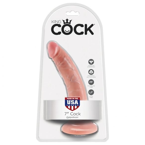 King Cock 7 Dildo (18 cm) - Natur