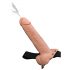 Fetisch Strap-On 9 - Hohl, spritzendes Dildo (Natur)