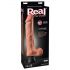 Real Feel Deluxe No.12 - varlatový, realistický vibrátor (přírodní)