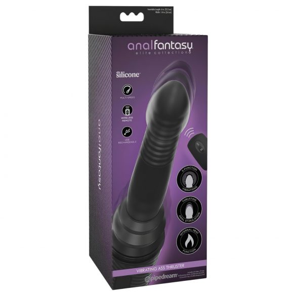 Analfantasy Stößel - Schwarzer Analvibrator