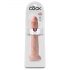 King Cock 13 - Gigantischer naturgetreuer Dildo (33 cm) - Natur