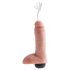 King Cock 8" - Lebensechter Spritzdildo (20cm) - Natur