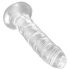 King Cock Clear 6 - Saugnapf Dildo (15 cm)