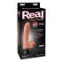 Real Feel Deluxe No.1 - varlatový, realistický vibrátor (přírodní)