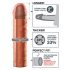 X-TENSION Perfect 2 - realistický návlek na penis (20,3cm) - přírodní