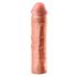 X-TENSION Mega 3 - realistický návlek na penis (22,8 cm) - přírodní