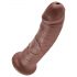 King Cock Dildo 20cm - Braun