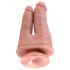 King Cock Doppelpentrator - realistischer Doppel-Dildo (natur)