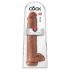 King Cock 15 - riesen Dildo (38cm) - dunkler Naturton