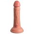 King Cock Elite 6 - Naturgetreuer Vibrator 15cm (Dunkel)