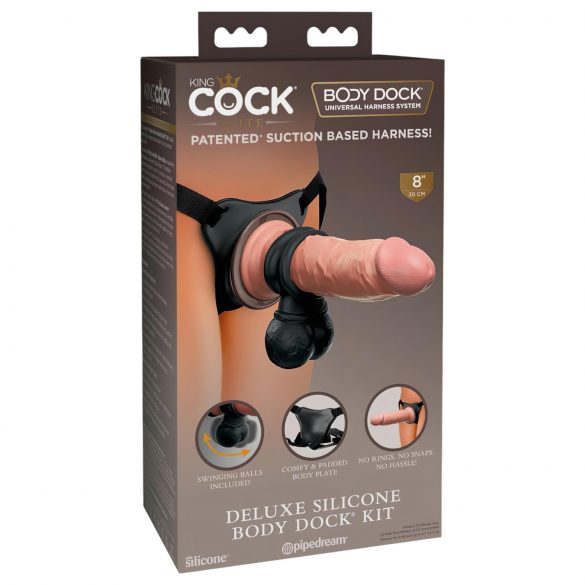 King Cock Elite Deluxe - připojitelná sada vibrátorů