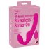 Strepless Strap-On - připínací vibrátor (růžový)