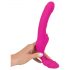 Strepless Strap-On - rosa Vibrator zum Anlegen