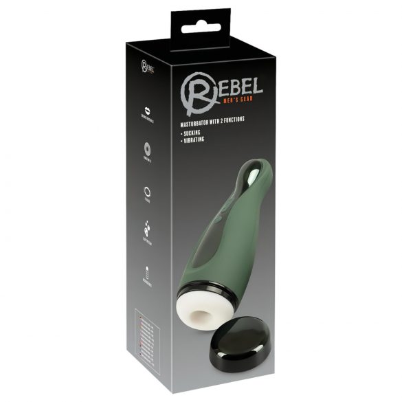 Rebel 2 Funktionen - Akku Saug- & Vibrationsmasturbator