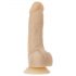 Naked Addiction Rotierend 7 - Akku-Vibrator (18cm) - hautfarbend