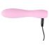 Cuties Mini 3 - Akku, wasserdichter Rillen-Vibrator (Pink)