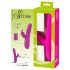 SMILE Rabbit - Akku-Rotationsvibrator mit Klitorisarm (Pink)