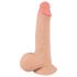 Nature Skin - Dildo s kůží - 19 cm (přírodní)