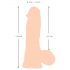 Nature Skin - Dildo mit Haut - 20cm (natur)