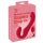 You2Toys Strapless - Kabellose Vibrator, rot und zum Anlegen