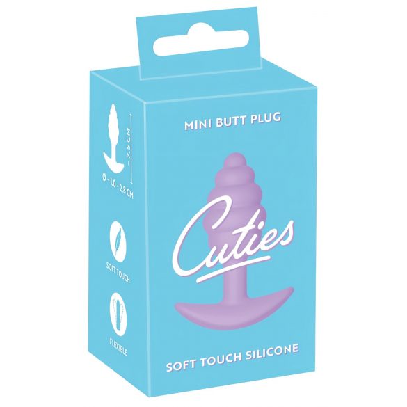 Cuties Mini Analdildo - Silikon - Lila (2,8 cm)