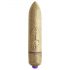 Goldener Mini-Lippenstiftvibrator - 7 Rhythmen