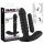 Black Velvet gerippter Vibrator - mittel (schwarz)