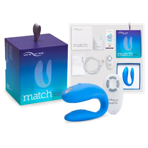 We-Vibe Match - Wasserdichter Paarvibrator mit Akku (Blau)