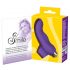 SMILE Finger - Wellenförmiger Silikon Fingervibrator (Lila)