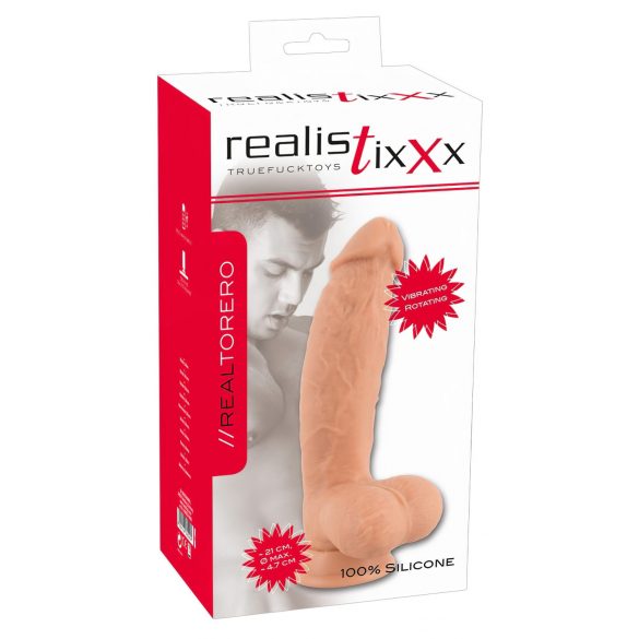 Realistixxx Torero - Wiederaufladbarer Rotationsvibrator (22 cm)