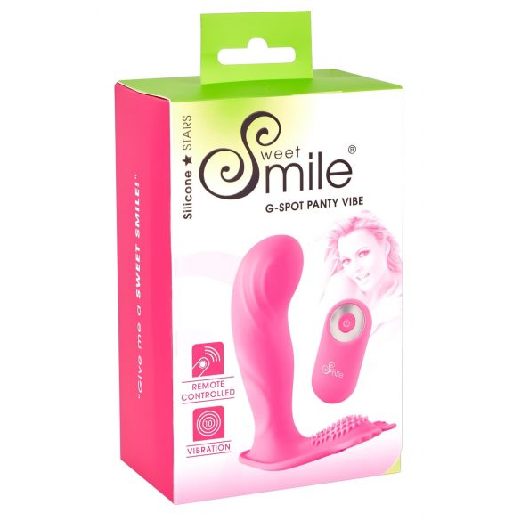 SMILE G-Punkt Panty - Akku Funk-Vibrator (Pink)