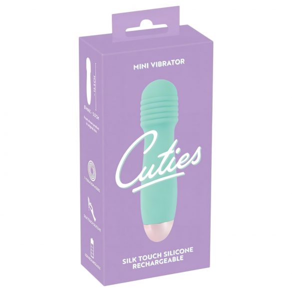 Cuties Mini Wand - nabíjecí, mini masážní vibrátor (zelený)