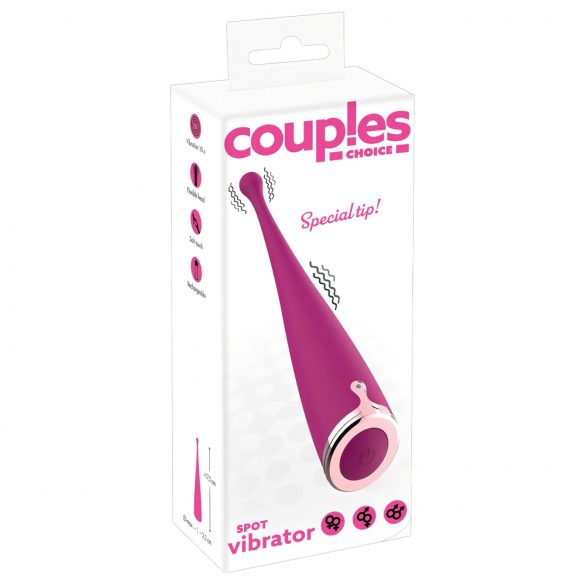 Couples Choice - akumulátorový klitoriální vibrátor (růžový)