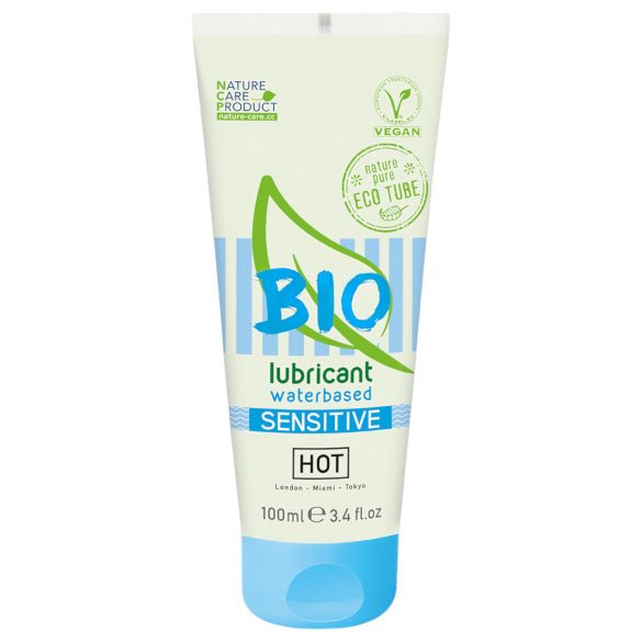 HOT Bio Sensitive - veganský lubrikant na vodní bázi (100 ml)