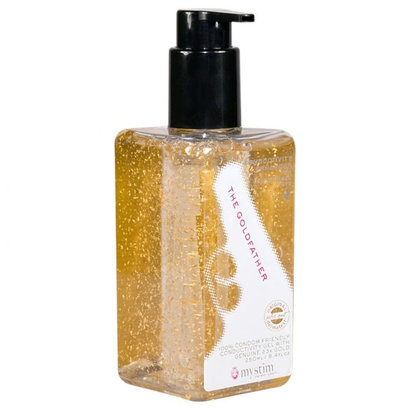 mystim Gleitmittel für Elektro-Sex - 23k Gold (250ml)