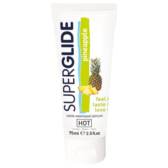 HOT Superglide Ananas - jedlý lubrikant (75 ml)