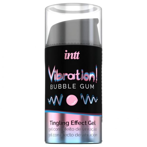 Intt Vibration! - tekutý vibrátor - žvýkačka (15 ml)