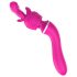 Lonely - 2in1 Massage-& G-Punkt-Vibrator mit Wechselkopf (pink)