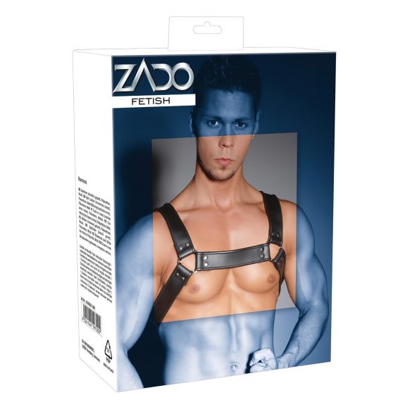 ZADO - Leder-Harness (schwarz)