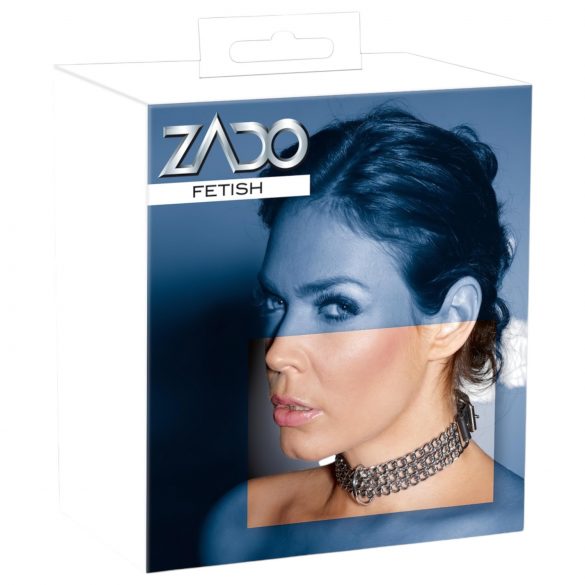 ZADO – Halsband mit Kette (silber)