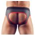 Svenjoyment - Offener Jockstrap (Schwarz-Rot) - XL