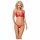 Obsessive 838-SET-3 - Rotes Spitzen-BH-Set mit Riemchen - L/XL