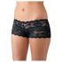 Cottelli - Pikante, schwarze Spitzenpanty - M