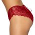 Cottelli - Offene Spitzen-Slip (Rot)