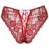 Cottelli - Offene Spitzen-Slip (Rot)