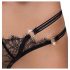 Cottelli - Luxus Offener Ring-String (Schwarz) - M/L